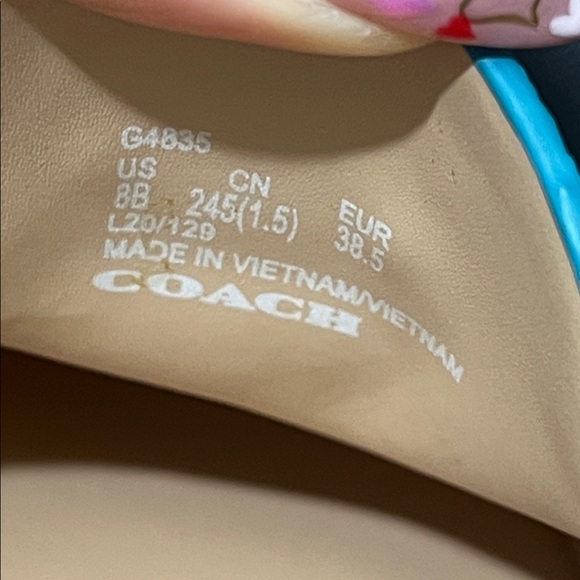 Gently Used Coach Women's Marley Leather Loafers - Picture 16 of 17